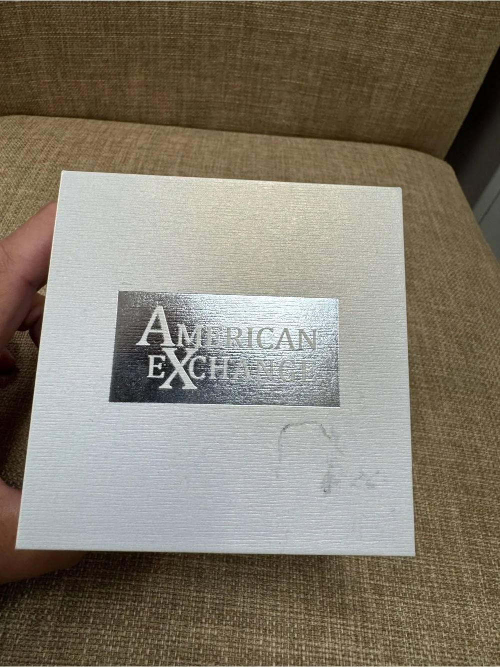 American Exchange Women’s Analog Gold Tone Bracelet Watch White Dial Box Set